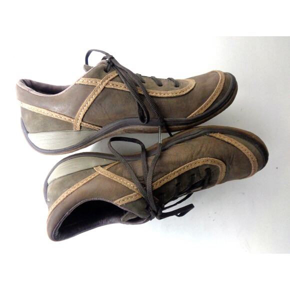 MERRELL US EUR 37.5 7M Cypress Chocolate Leather Casual Oxford Walking Shoes - Picture 3 of 7